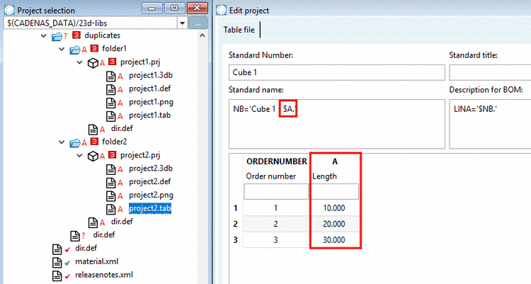 At project 2, rename variable "L" to "A"