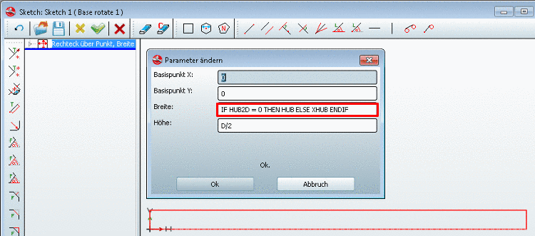 Field entry with IF condition