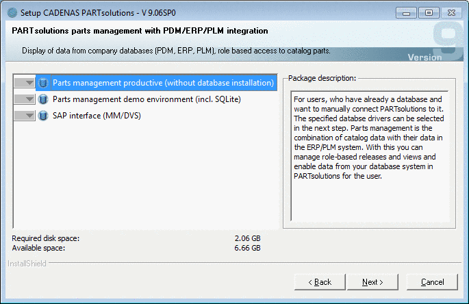 PARTsolutions parts management with PDM/ERP/PLM integration