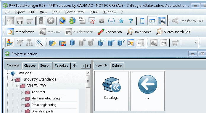Catalog data still without ERP connections