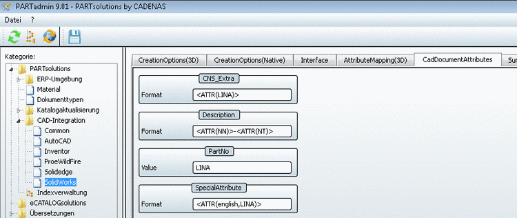 Dialogfenster "Dateiinformation" -> Registerseite "Benutzerdefiniert"