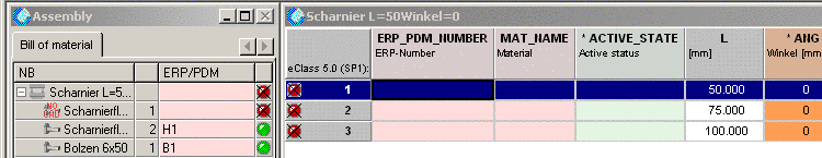 Assembly without ERP number - Selection Assembly