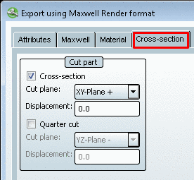Maxwell Render - Cross-section index page