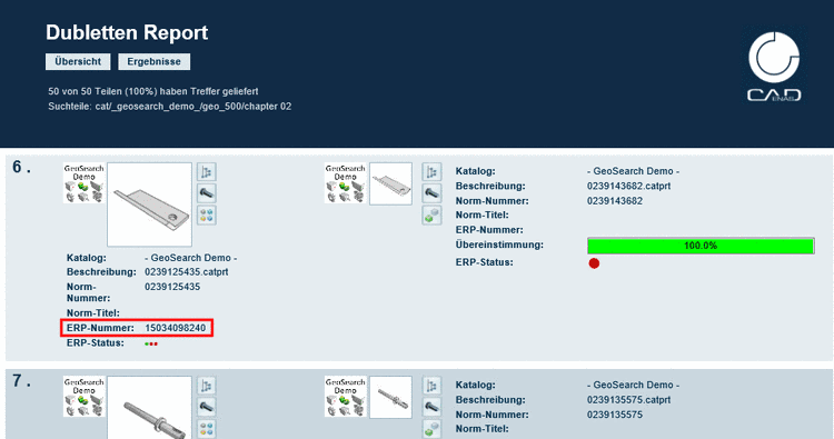 Here, the variable ERP_PDM_NUMBER has been added exemplarily.