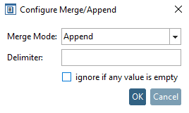 Configure "Merge/Append"
