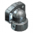 3D CAD MODELS- Parker - PEFF-G EO - SAE 90° 4 bolt flange with BSPP thread - PEFF62GS