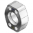 3D CAD MODELS- Parker - R - Retaining ring flange | SAE 6000/ISO 6162-2 footprint