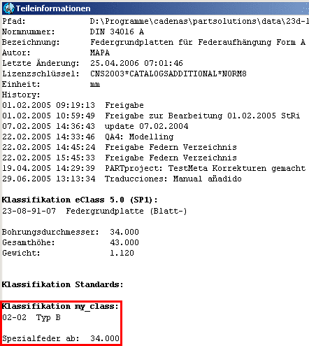 PARTdataManager - Teileinformation