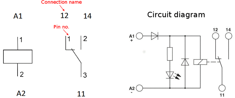 Logic from table --- Circuit from datasheet (special wishes apparent)