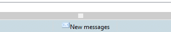 Message in the status bar
