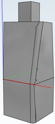 Sweep edge blended due to tangent continuous