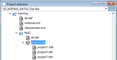 Project file (.prj)