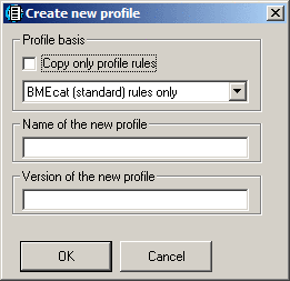 Create new profile