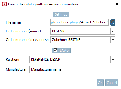 Enrich the catalog with accessory information