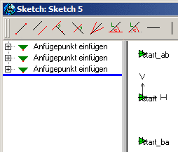 Sketch with connection points