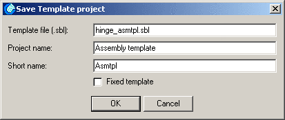 Save Template project