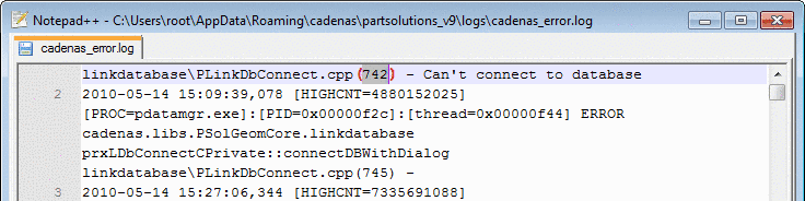 $CADEAS_USER\logs\cadenas_error.logLog file