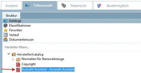 "Web-Assistent"- Aufruf