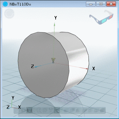 Coordinate system in the middle of the bounding box