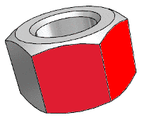 Example: Hexagon nut 3D