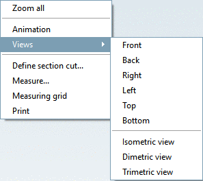 Context menu "3D comparison"