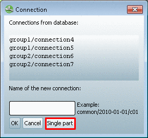 Assign name for connection
