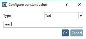 Configure "Constant Value"