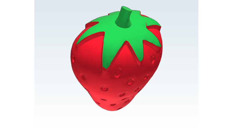 Strawberry - 3D Food - 3D Drinks - 3D Beverages