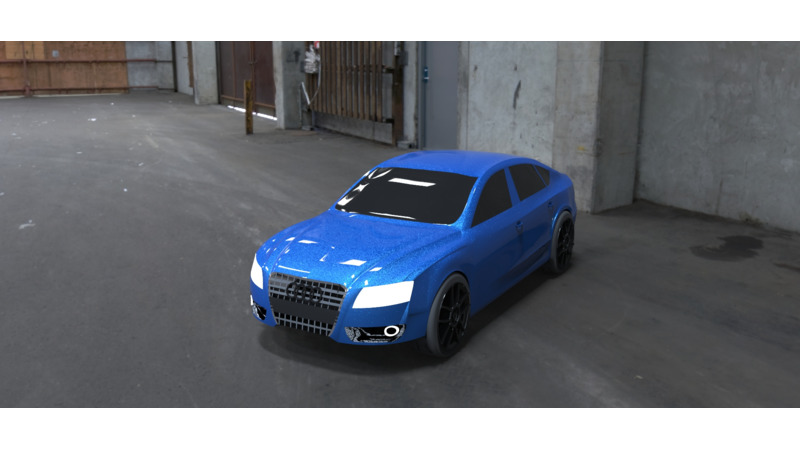 For Audi S5 B8 Sportback 2007-11 Carbon Fiber Rear Diffuser Lip Spoiler