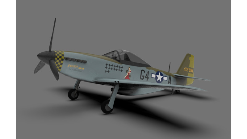 North American P-51 Mustang variants - 3D Vehicle - 3D Data