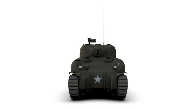 M4中戦車 3d Vehicle 3d Data