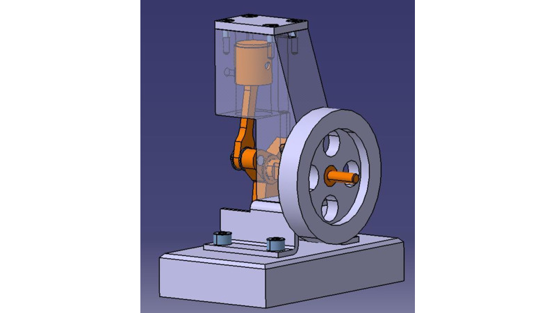 Pneumatic motor - 3D CAD Models & 2D Drawings