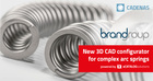 brandgroup bridges the gap between its innovative springs and customers with new 3D CAD configurator