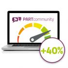 PARTcommunity speed is once again increased by 40%