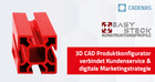Easysteck verbindet Kundenservice und digitale Vermarktung durch 3D CAD Produktkonfigurator powered by CADENAS