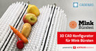 Weltmarktführer für Bürstentechnologie Mink implementiert 3D CAD Produktkonfigurator