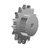 3D CAD MODELS- Einfache Kettenrer 16B-1 - Kettenrer f Rollenketten - DIN 8187 - ISO 606