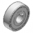 3D CAD MODELS - JTEKT Corporation(Koyo) - Contact Sealed 2RS - 623-2RS