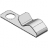 3D CAD MODELS- IMS UNIVERSAL Fastening elements - A08.03 Form 2 - Cable clip metal